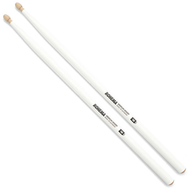 Trommestikker Rohema Classic 5A, Hickory, White