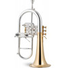 Flygelhorn Bb Stomvi Master, Bell Gold plated and Copper, Yellow Brass, Forsølvet