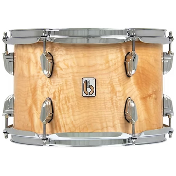 Tom-Tomtromme British Drum Co. Legend Maple Exclusive LEG-MBX-12-8-RT-BQ, 12x8, Burghley Quilt