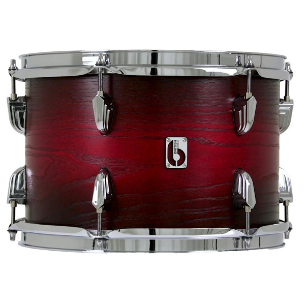 Tom-Tomtromme British Drum Co. Legend Maple Satin LEG-MBX-10-7-RT-RDL, 10x7, Redlands