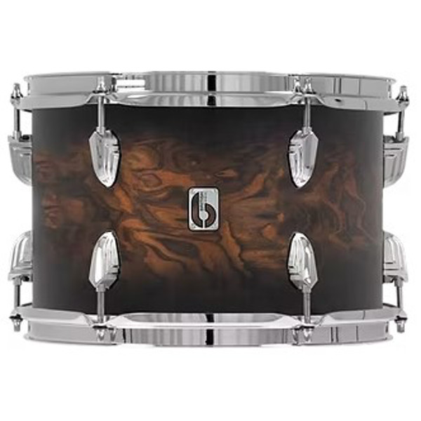 Tom-Tomtromme British Drum Co. Legend Maple Ultra LEG-MBX-10-7-RT-WDG, 10x7, Windsor Dark High Gloss