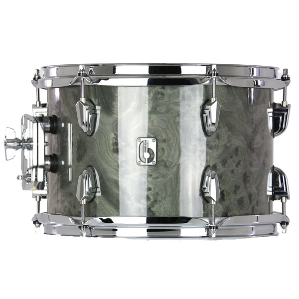Tom-Tomtromme British Drum Co. Legend Maple Ultra LEG-MBX-12-8-RT-SS, 12x8, Sterling Silver