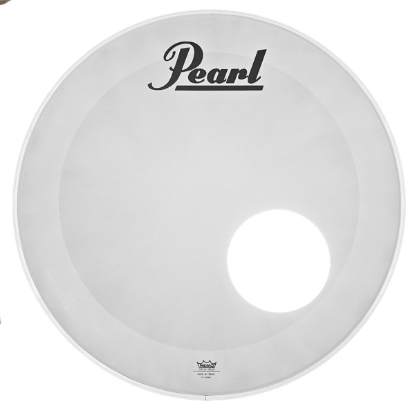 Stortrommeskinn Pearl PTH-20CEQPL, Protone White Coated w/Perimeter EQ, m/Pearl Logo 20