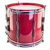 Paradetromme British Drum Co. Regimental RS1-ML, 14x12, m/Topp og Bunn Seider, Aluminum Hoops, Gloss Red/Blue