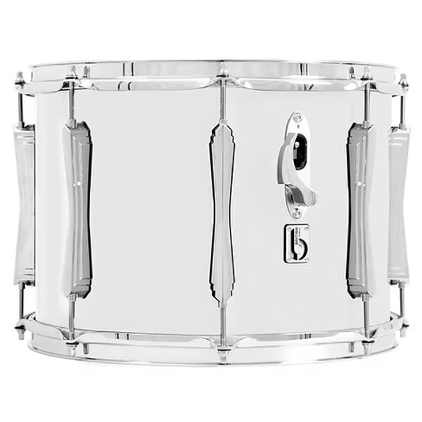 Paradetromme British Drum Co. Regimental RS1C-GW, 14x10, m/Topp Seider, Gloss White