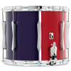 Paradetromme British Drum Co. Regimental RS1P-ML, 14x12, Lower Palledium Strainer, Military Red & Blue Livery