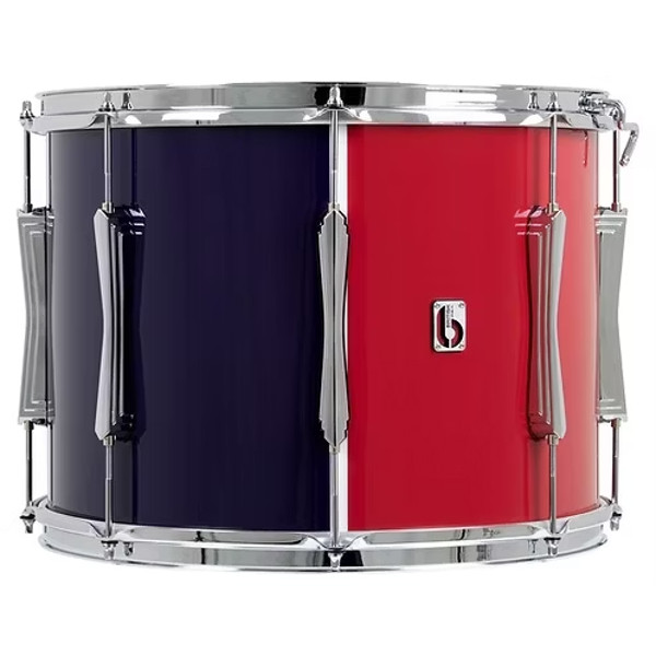 Tenortromme British Drum Co. Regimental RS1T-1612-ML, 16x12, Military Red & Blue Livery