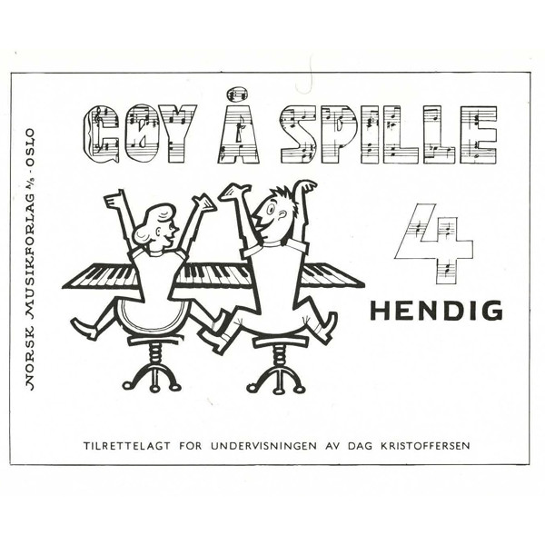 Gøy å Spille 4-Hendig, Dag Kristoffersen. Piano 4-hendig