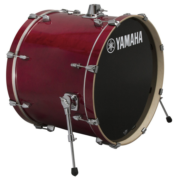 Stortromme Yamaha Stage Custom Birch SBB2217, 22x17, Chrome Hardware, Cranberry Red