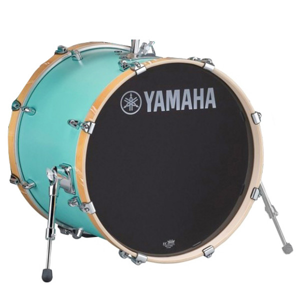 Stortromme Yamaha Stage Custom Birch SBB2217, 22x17, Chrome Hardware, Matte Surf Green