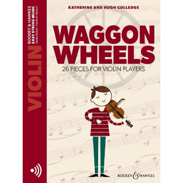 Waggon Wheels Violin, Katherine and Hugh Colledge. Book and Audio Online
