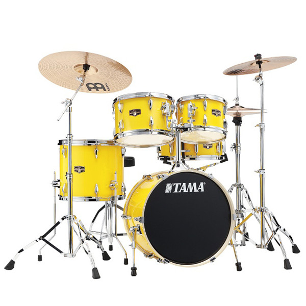 Trommesett Tama Imperialstar IP58H6WC-ELY, 18, m/Stativpakke og Cymbaler, Electro Yellow