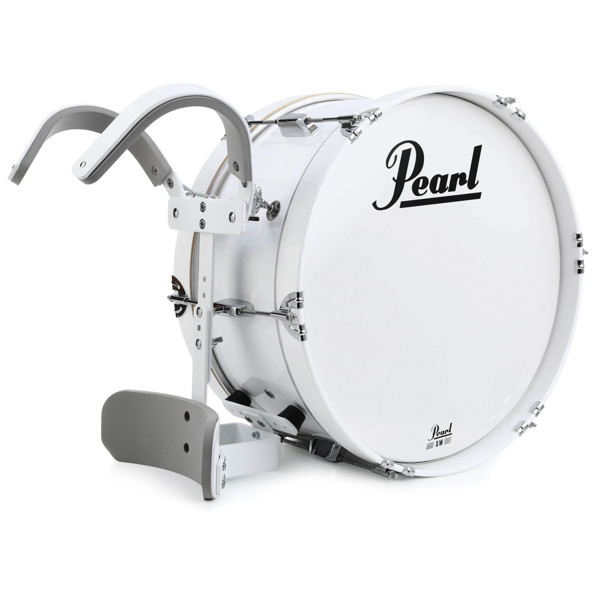 Marsjstortromme Pearl Junior MJB1408-CXN33,14x8, Pure White, m/Bærebøyle, 2,8 kg
