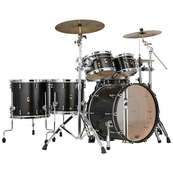 Trommesett Mapex Black Panther Design Lab Equinox BPDLE628XFB, 22, Maple/Padouk, Single Flante Hoops, Satin Flat Black