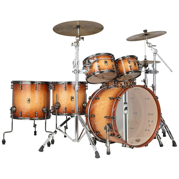 Trommesett Mapex Black Panther Design Lab Versatis BPDLNV628XBPW, 22, Maple/Mahogany, Peach Burl Burst