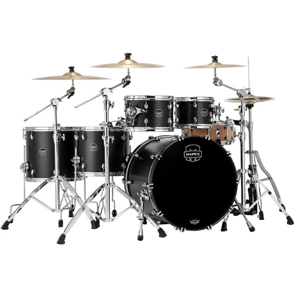 Trommesett Mapex Saturn SR628XUFB, 22, Maple/Walnut, Satin Black