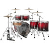 Trommesett Mapex Saturn SR628XURQ, 22, Maple/Walnut, Scarlet Fade