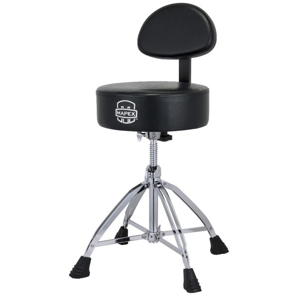Trommestol Mapex T870, m/Doble Ben, Round Viny Seat, Backrest