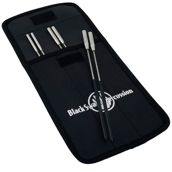 Triangelpinnesett Black Swamp Stainless Steel Spectrum SPSET-2-SS, Set of 6 w/Nylon Bag