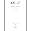 Messe de Requiem op. 48, Gabriel Faure. Vocal Score