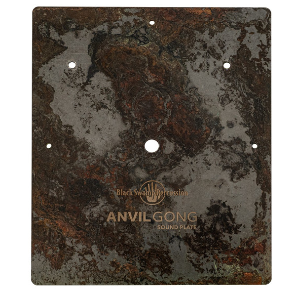 Anvil Gong Black Swamp SPLREC-10.5, Rectangular Sound Plate, Includes 3 Rivets & Suspension Line