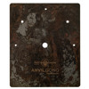 Anvil Gong Black Swamp SPLREC-8.5, Rectangular Sound Plate, Includes 3 Rivets & Suspension Line