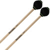 Vibrafonkøller Innovative Percussion Chamber Series CS41B, Medium Vibraphone/Marimba, Black Cord, Green Stitching, Birch
