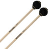 Vibrafonkøller Innovative Percussion Chamber Series CS51B, Medium Vibraphone/Marimba, Black Cord, Yellow Stitching, Birch