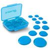 SlapKlatz PRO-V2-BI, Blue Ice, Gel Dempegeleputer, 12 Stk