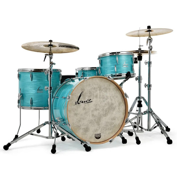 Trommesett Sonor Vintage VT-320-SS-WM-CAB, 3 Pc, 20, Beech, California Blue, w/BD Mount