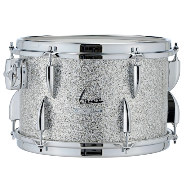 Tom-Tomtromme Sonor Vintage VT-1308-TT-VSG, Beach, 13x8, Vintage Silver Glitter