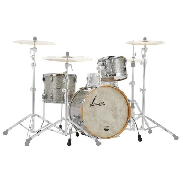 Trommesett Sonor Vintage VT-320-SS-WM-VSG, 3 Pc, 20, Beech, Vintage Silver Glitter, w/BD Mount