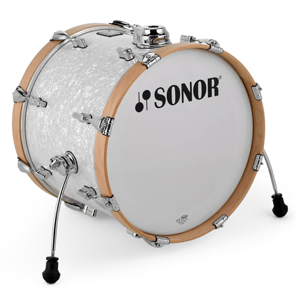 Stortromme Sonor AQ2-1413-BD-WM-WHP, Maple, 14x13, White Pearl w/Mount