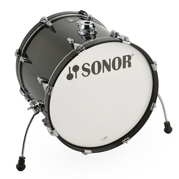 Stortromme Sonor AQ2-1814-BD-WM-TSB, Maple, 18x14, Transparent Stain Black w/Mount