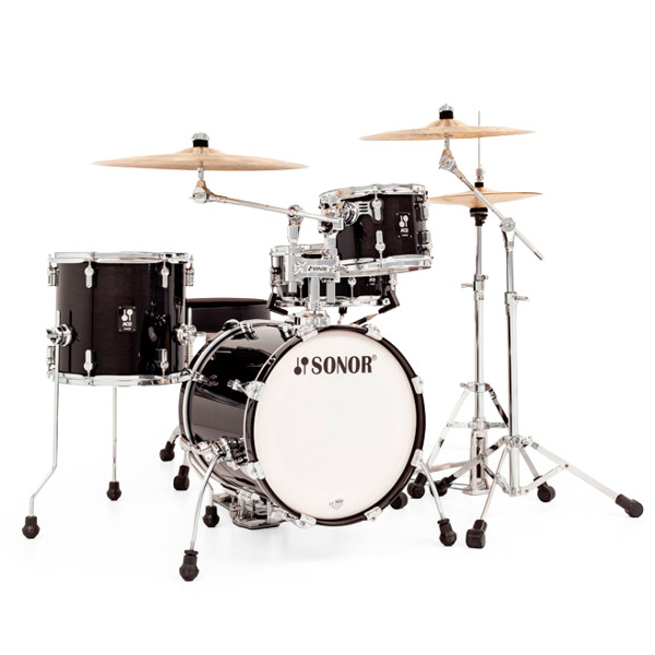 Trommesett Sonor AQ2 Safari AQ2-SAFARI-SS-WM-TSB, 16, Maple, Tranparent Stain Black