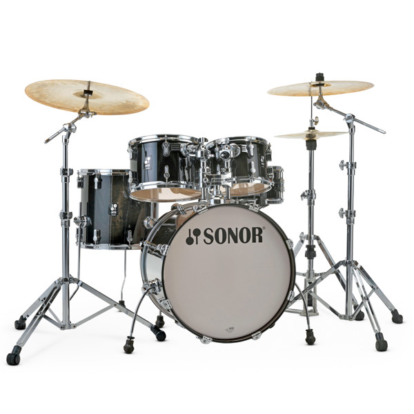 Trommesett Sonor AQ2 Studio AQ2-STUDIO-SS-WM-TSB, 20, Maple, Transparent Stain Black
