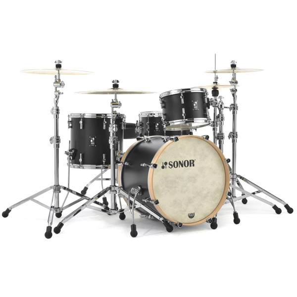 Trommesett Sonor SQ1-322-SET-NM-GTB, 3 Pc, 22, Birch, GT Black, No Mount