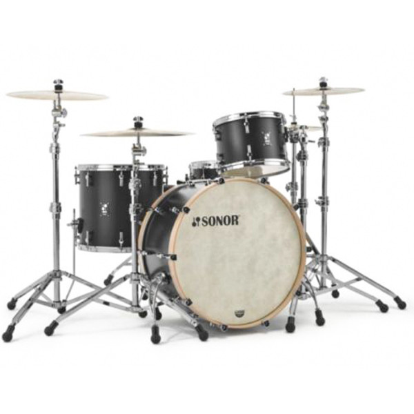 Trommesett Sonor SQ1-324-SET-NM-GTB, 3 Pc, 24, Birch, GT Black, No Mount