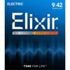 Gitarstrenger Elektrisk Elixir Light .010-.046 Nickel platerd Steel Nanoweb