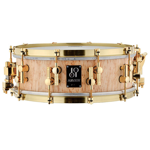 Skarptromme Sonor Artist AS-1405-MB-SDW, Maple, 14x5, Scandinavian Birch, Semi Gloss, Gold Hardware