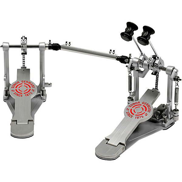 Stortrommepedal Sonor DP-2000-R-S, Dobbelpedal, Single Chain