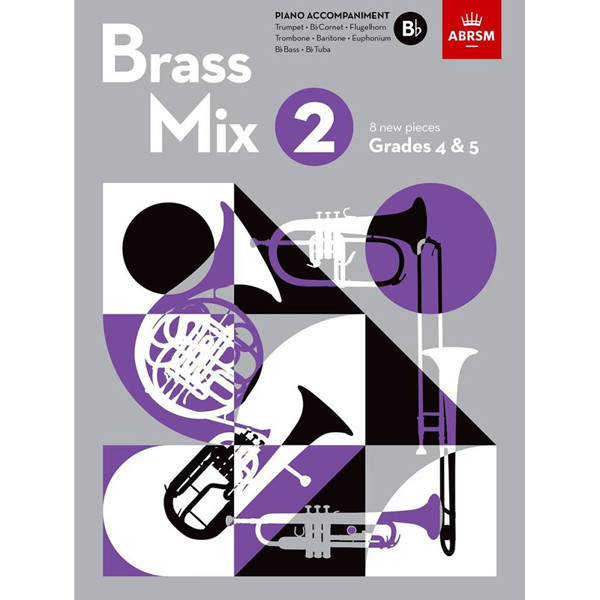 Brass Mix Book 2 - Bb Piano Accompaniments (Grades 4-5)