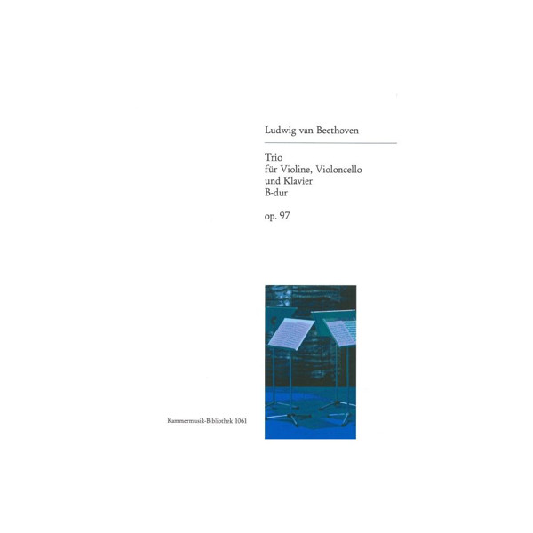 Trio B-dur Op. 97, Ludwig van Beethoven. Violin, Cello, Piano