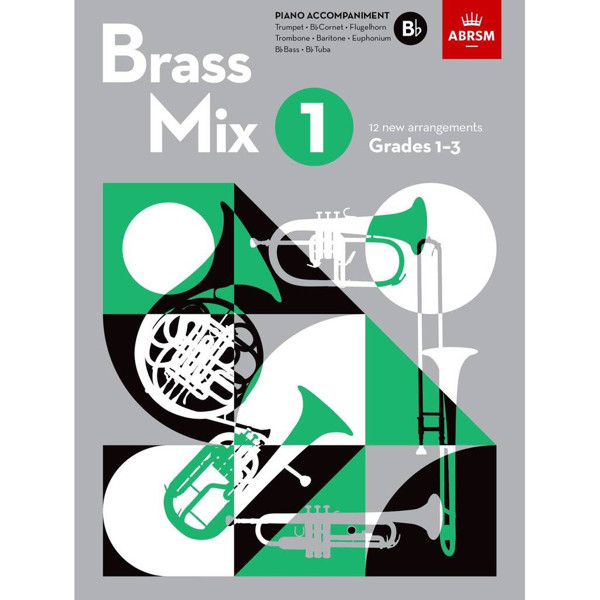 Brass Mix Book 1, Bb Piano Accompaniment, Grades 1-3