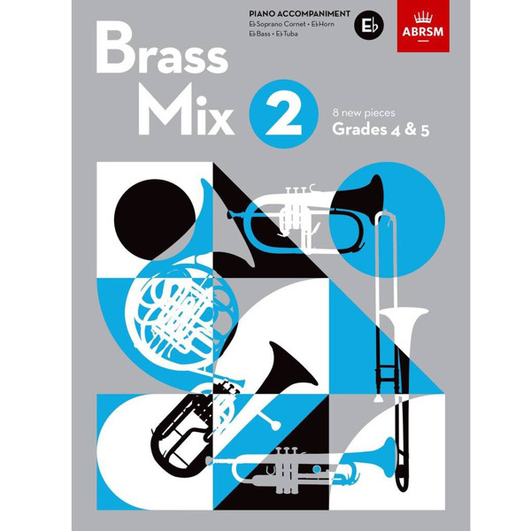 Brass Mix Book 2, Eb Piano Accompaniments, Grades 4-5