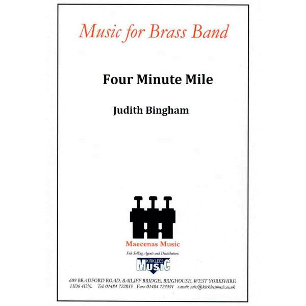 Four Minute Mile, Judith Bingham. Brass Band Score