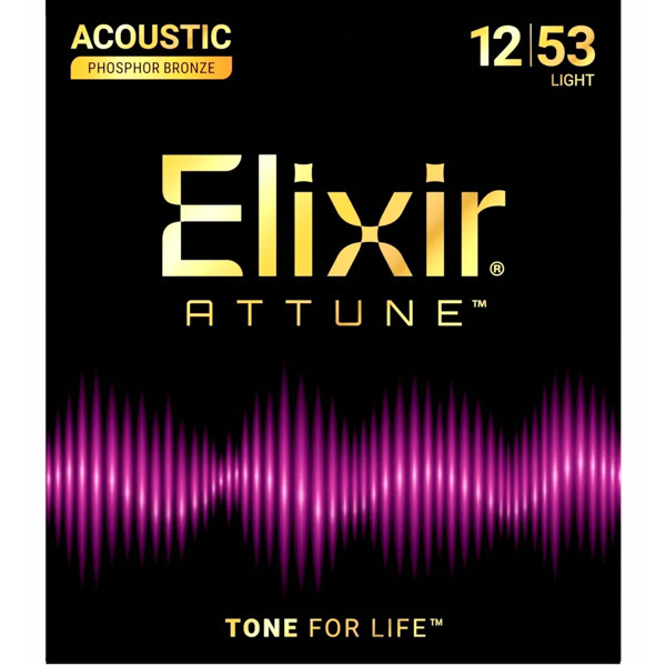 Gitarstrenger Akustisk Elixir Attune Custom Light .012-.053 Phosphor Bronze