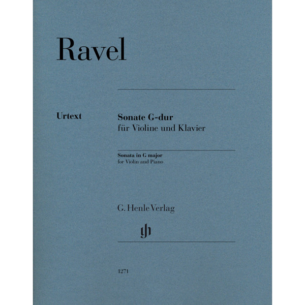 Violin Sonata G major, Maurice Ravel. Violin and Piano