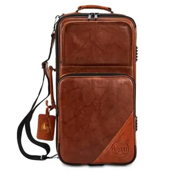 Gig Bag Trompet Trippel Gard Elite 5-ECLN-LT Skinn, Brun Vintage
