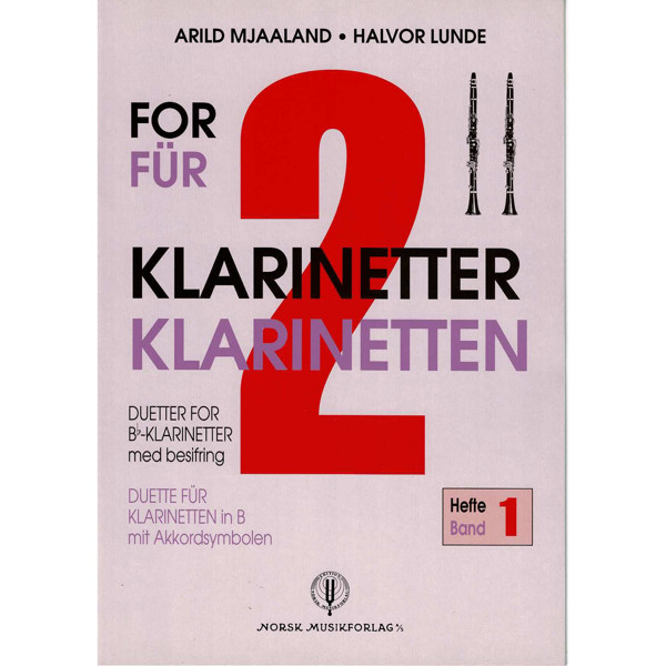 For 2 Klarinetter 1, Arild Mjaaland/Halvor Lunde